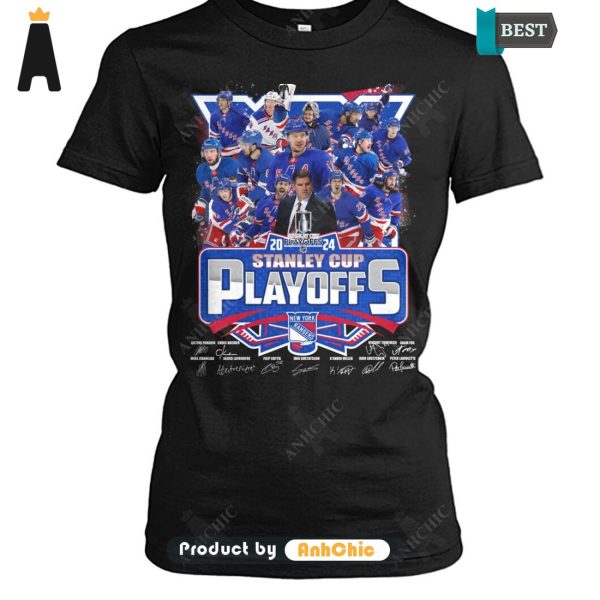 HOT FASHION New York Rangers Stanley Cup PlayOffs 2024 Urban Streetwear T-Shirt