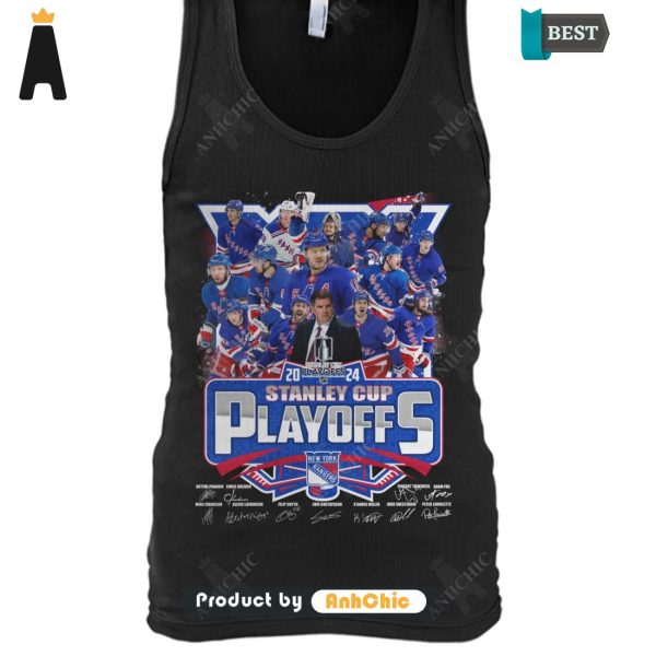 HOT FASHION New York Rangers Stanley Cup PlayOffs 2024 Urban Streetwear T-Shirt