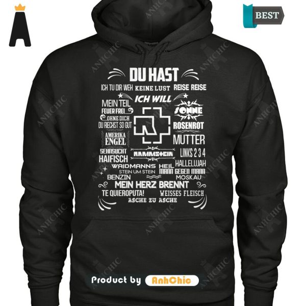 HOT FASHION Rammstein Du Hast Urban Vibes T-Shirt