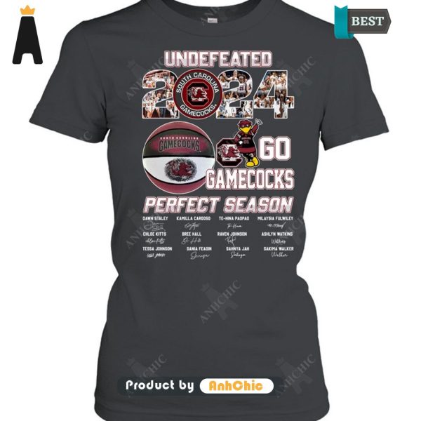 HOT FASHION South Carolina Go GameCocks Perfect Season All over Printed T-Shirt, Long Sleeve, SweatShirt, Polo, Hoodie