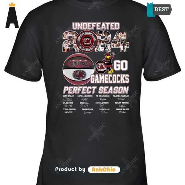 HOT FASHION South Carolina Go GameCocks Perfect Season All over Printed T-Shirt, Long Sleeve, SweatShirt, Polo, Hoodie