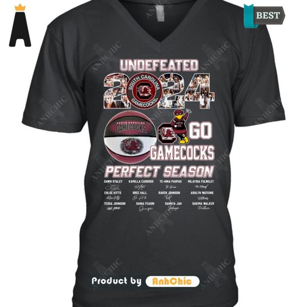 HOT FASHION South Carolina Go GameCocks Perfect Season All over Printed T-Shirt, Long Sleeve, SweatShirt, Polo, Hoodie