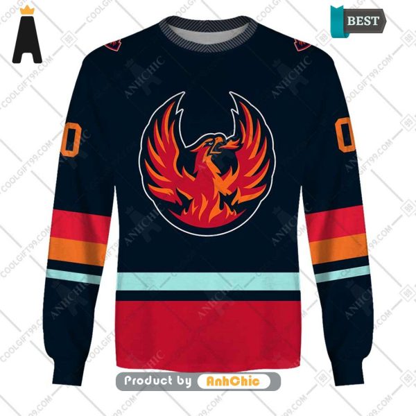 HOT Personalized AHL Coachella Valley Firebirds Color jersey Style  All over Printed 3D Hoodie