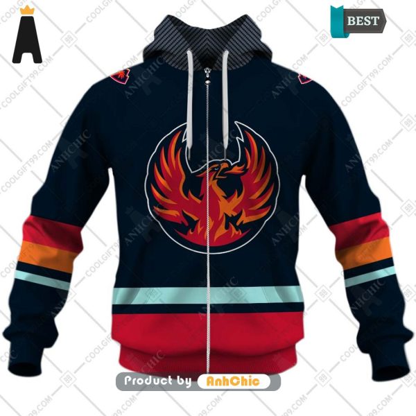 HOT Personalized AHL Coachella Valley Firebirds Color jersey Style  All over Printed 3D Hoodie