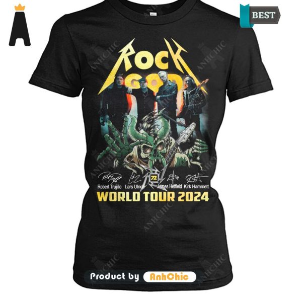 HOT Rock God World Tour 2024 Urban Streetwear T-Shirt