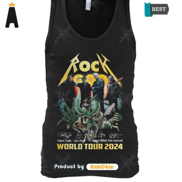 HOT Rock God World Tour 2024 Urban Streetwear T-Shirt