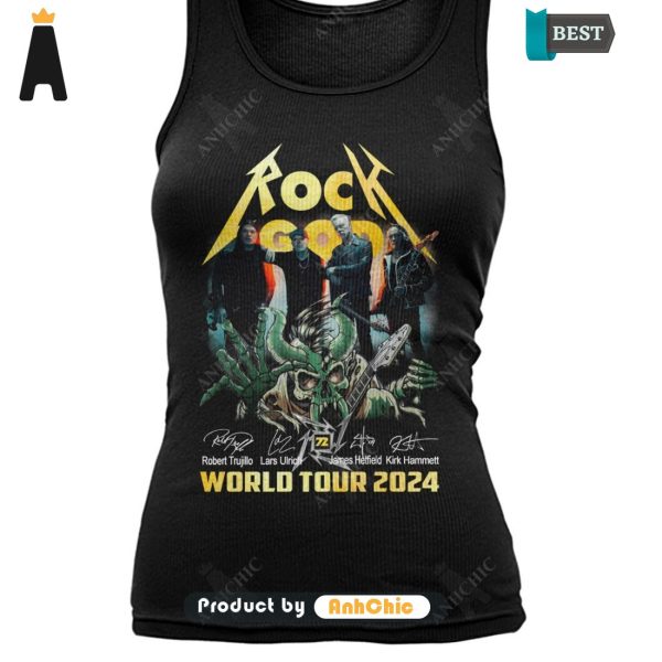 HOT Rock God World Tour 2024 Urban Streetwear T-Shirt