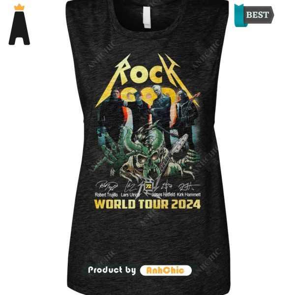 HOT Rock God World Tour 2024 Urban Streetwear T-Shirt