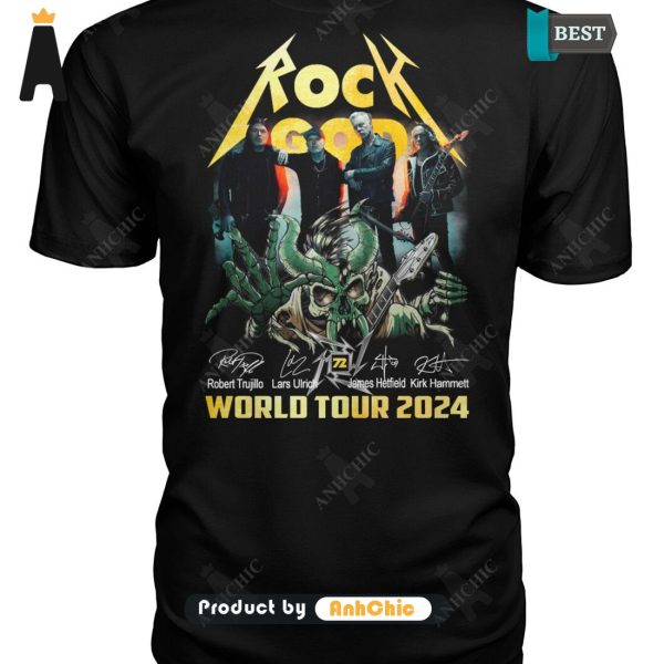 HOT Rock God World Tour 2024 Urban Streetwear T-Shirt