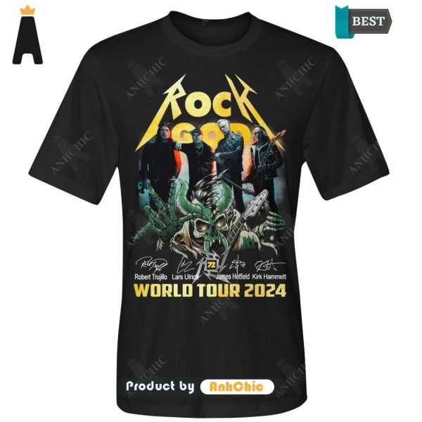 HOT Rock God World Tour 2024 Urban Streetwear T-Shirt