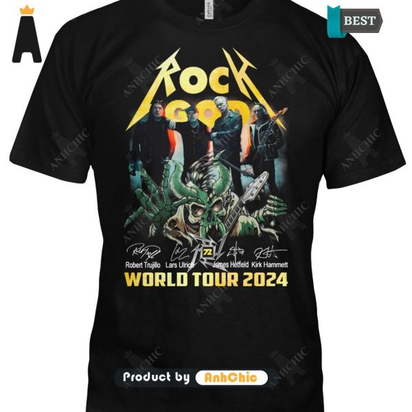 HOT Rock God World Tour 2024 Urban Streetwear T-Shirt