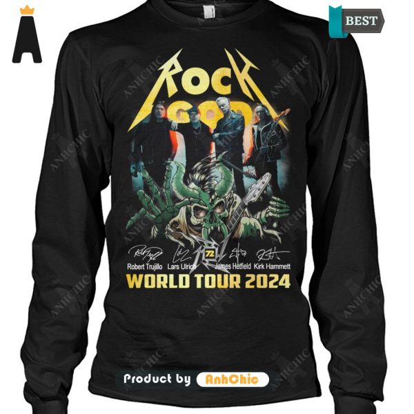 HOT Rock God World Tour 2024 Urban Streetwear T-Shirt