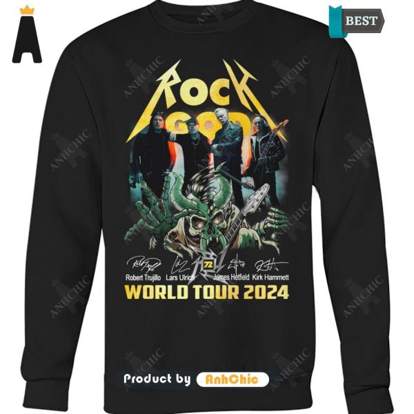 HOT Rock God World Tour 2024 Urban Streetwear T-Shirt