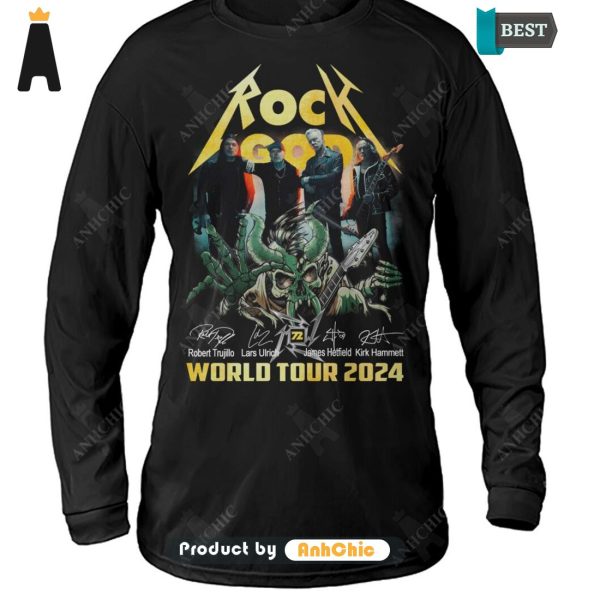 HOT Rock God World Tour 2024 Urban Streetwear T-Shirt