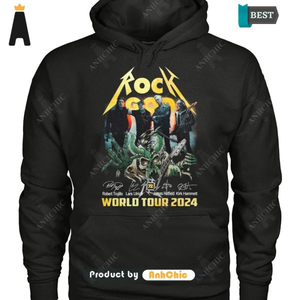 HOT Rock God World Tour 2024 Urban Streetwear T-Shirt