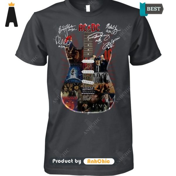 HOT The ACDC With Guitar Trending Collection T-Shirt