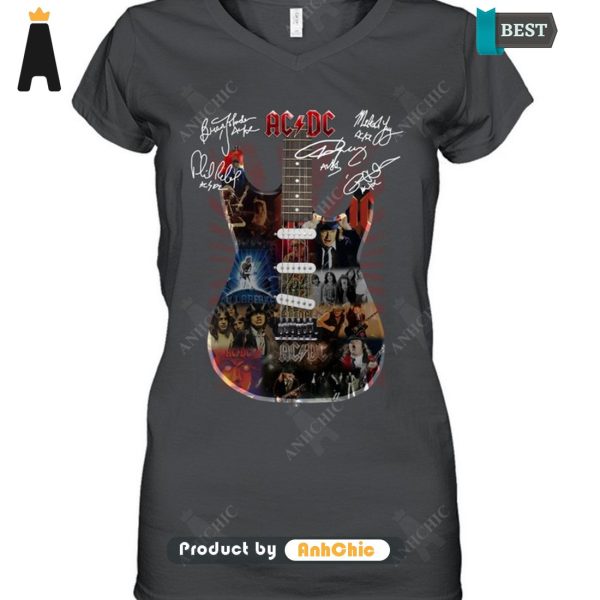 HOT The ACDC With Guitar Trending Collection T-Shirt