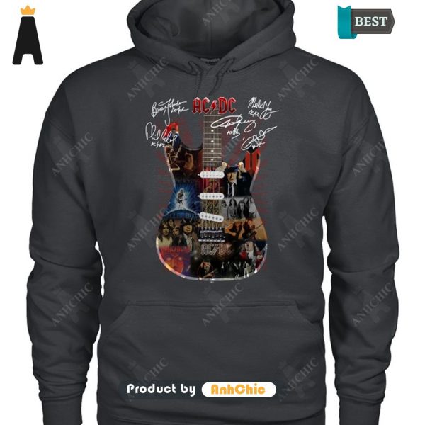 HOT The ACDC With Guitar Trending Collection T-Shirt