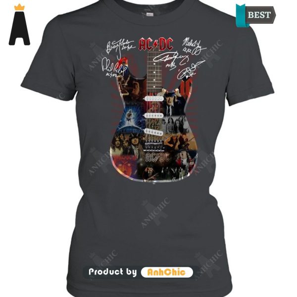 HOT The ACDC With Guitar Trending Collection T-Shirt