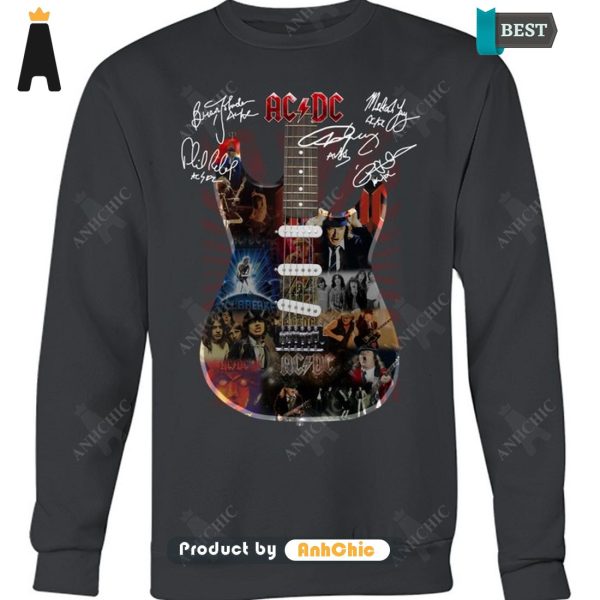 HOT The ACDC With Guitar Trending Collection T-Shirt