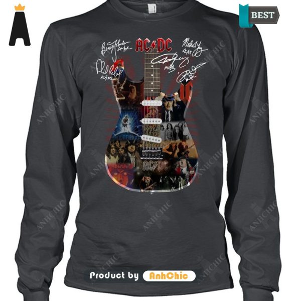 HOT The ACDC With Guitar Trending Collection T-Shirt