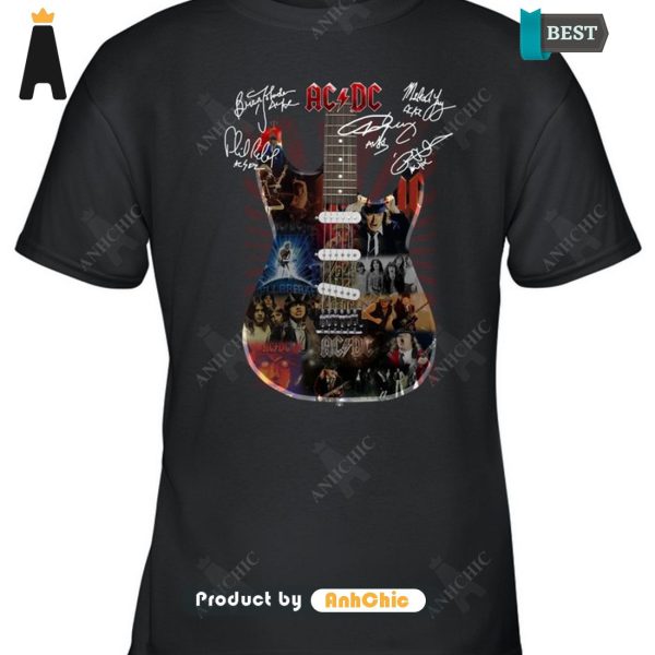 HOT The ACDC With Guitar Trending Collection T-Shirt