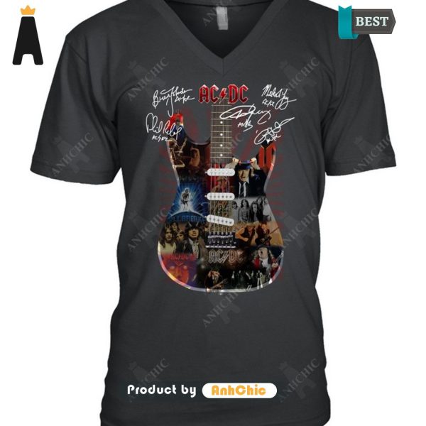 HOT The ACDC With Guitar Trending Collection T-Shirt