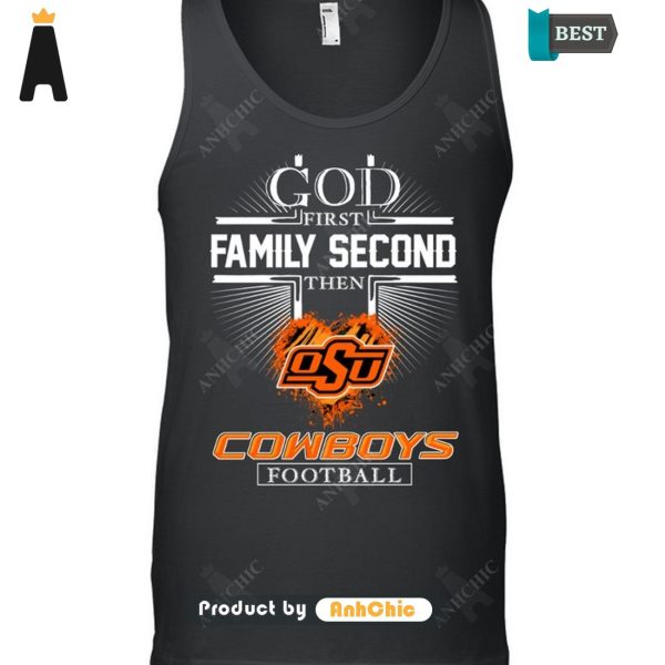 HOT TREND God First Family Second Then Cowboys Football Trending Collection T-Shirt