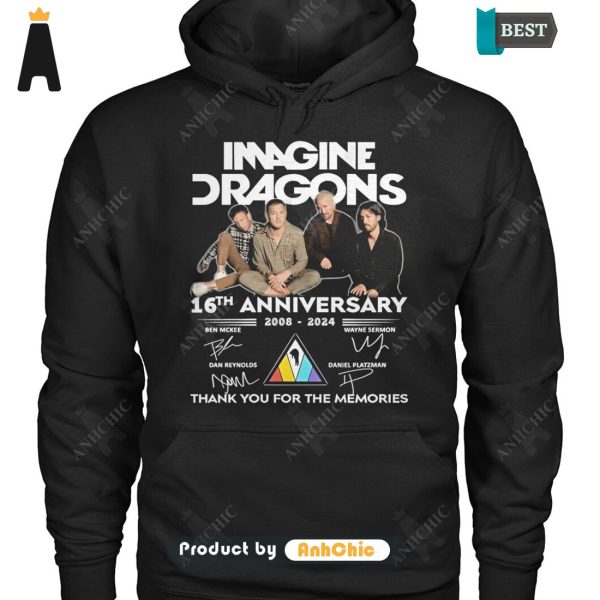 HOT TREND IMAGINE DRAGON 16th Anniversary Thank You For The Memories Hot Winter Hoodie