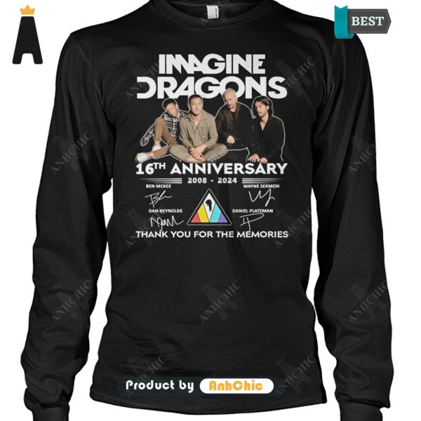 HOT TREND IMAGINE DRAGON 16th Anniversary Thank You For The Memories Hot Winter Hoodie