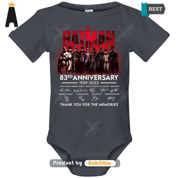 HOT TREND The Batman 85rd Anniversary 1939-2024 Thank You For The Memories Luxury Comfort T-Shirt