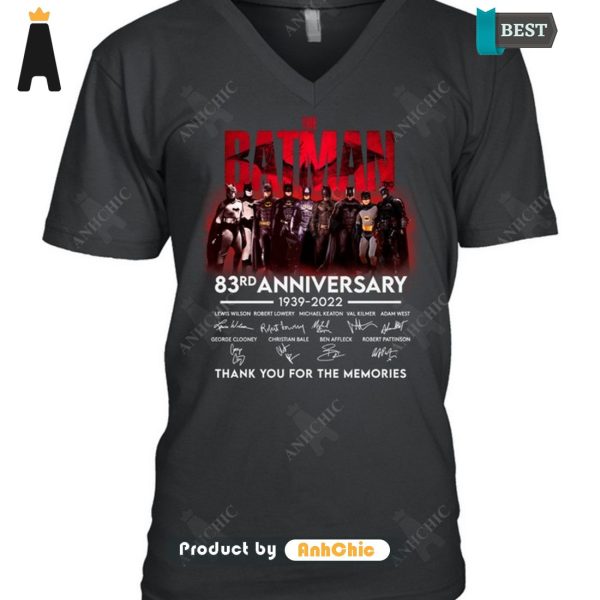 HOT TREND The Batman 85rd Anniversary 1939-2024 Thank You For The Memories Luxury Comfort T-Shirt