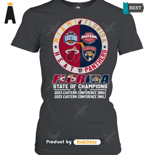 LIMITED FLorida Miami Heat Panthers State Of Champions NBA NHL Modern Classics T-Shirt, Long Sleeve, SweatShirt, Polo, Hoodie