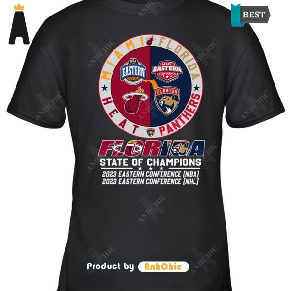 LIMITED FLorida Miami Heat Panthers State Of Champions NBA NHL Modern Classics T-Shirt, Long Sleeve, SweatShirt, Polo, Hoodie