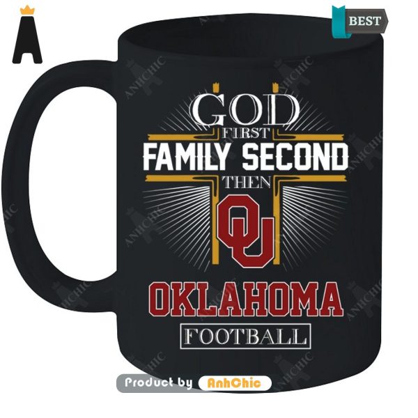 LIMITED God First Family Second Then Oklahoma Football Modern Classics T-Shirt