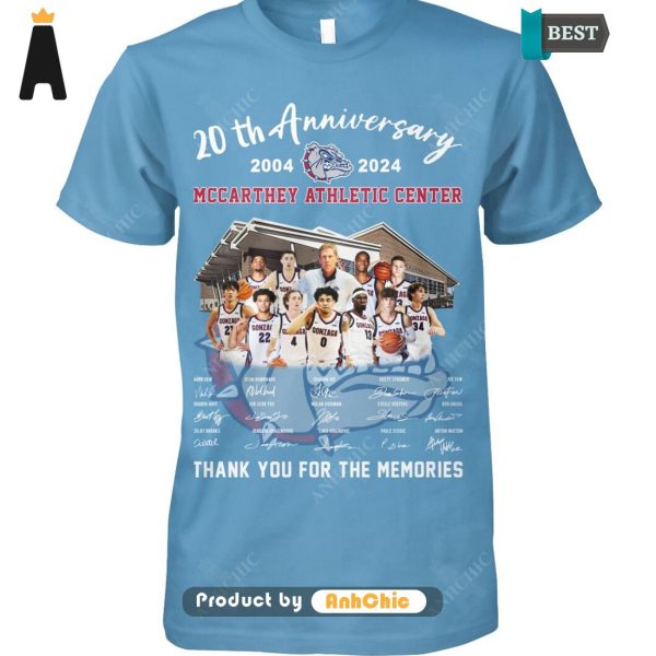 LIMITED MCCARTHEY Athletic Center 20th Anniversary 2004-2024 Thank You For The Memories Street Style Fusion T-Shirt