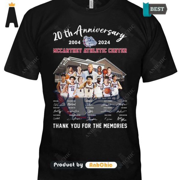 LIMITED MCCARTHEY Athletic Center 20th Anniversary 2004-2024 Thank You For The Memories Street Style Fusion T-Shirt