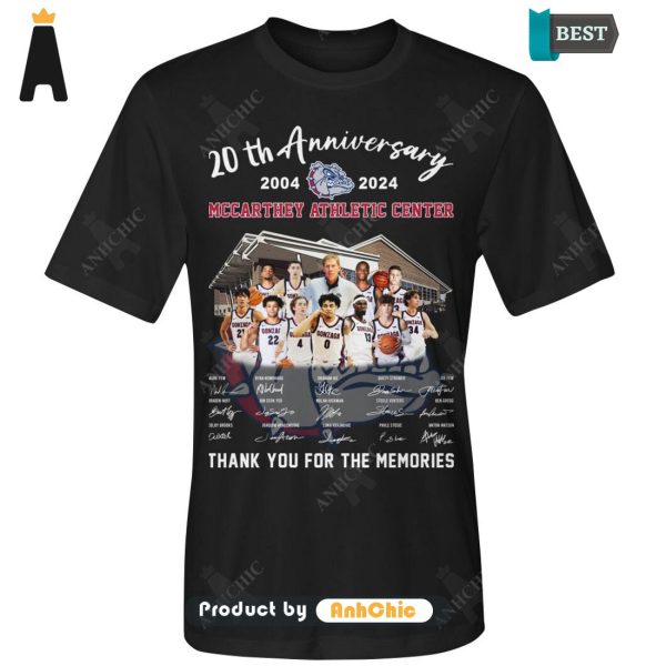 LIMITED MCCARTHEY Athletic Center 20th Anniversary 2004-2024 Thank You For The Memories Street Style Fusion T-Shirt