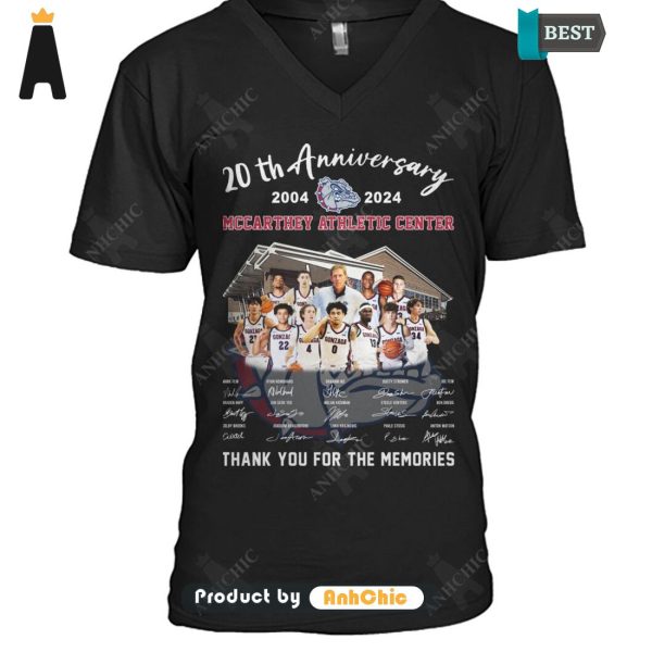 LIMITED MCCARTHEY Athletic Center 20th Anniversary 2004-2024 Thank You For The Memories Street Style Fusion T-Shirt