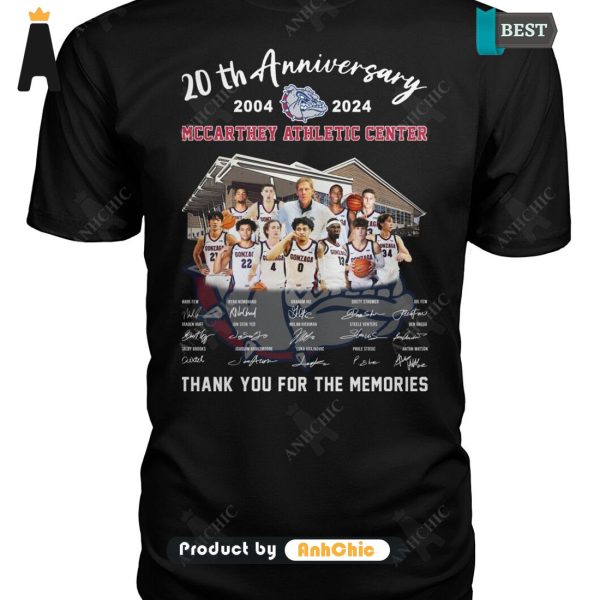 LIMITED MCCARTHEY Athletic Center 20th Anniversary 2004-2024 Thank You For The Memories Street Style Fusion T-Shirt