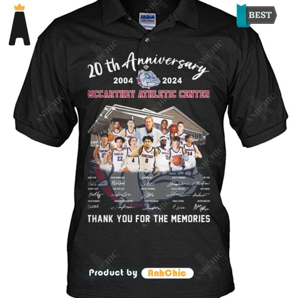 LIMITED MCCARTHEY Athletic Center 20th Anniversary 2004-2024 Thank You For The Memories Street Style Fusion T-Shirt