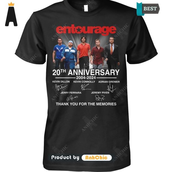 LUXURY ENTOURAGE 20th Anniversary 2004-2024 Thank You For The Memories Fusion Fashion T-Shirt