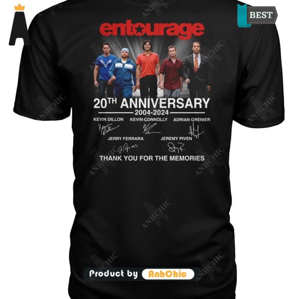 LUXURY ENTOURAGE 20th Anniversary 2004-2024 Thank You For The Memories Fusion Fashion T-Shirt