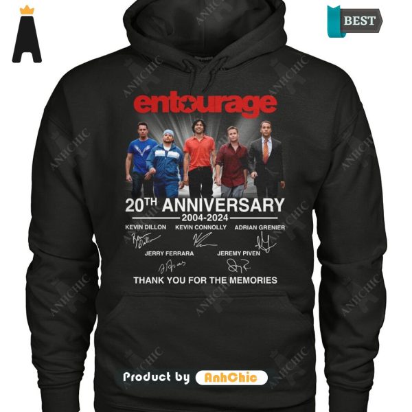 LUXURY ENTOURAGE 20th Anniversary 2004-2024 Thank You For The Memories Fusion Fashion T-Shirt