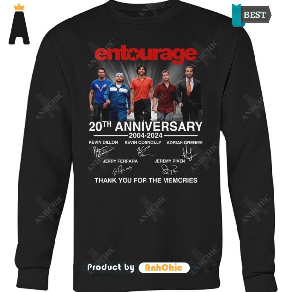 LUXURY ENTOURAGE 20th Anniversary 2004-2024 Thank You For The Memories Fusion Fashion T-Shirt