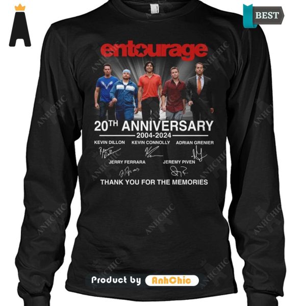 LUXURY ENTOURAGE 20th Anniversary 2004-2024 Thank You For The Memories Fusion Fashion T-Shirt