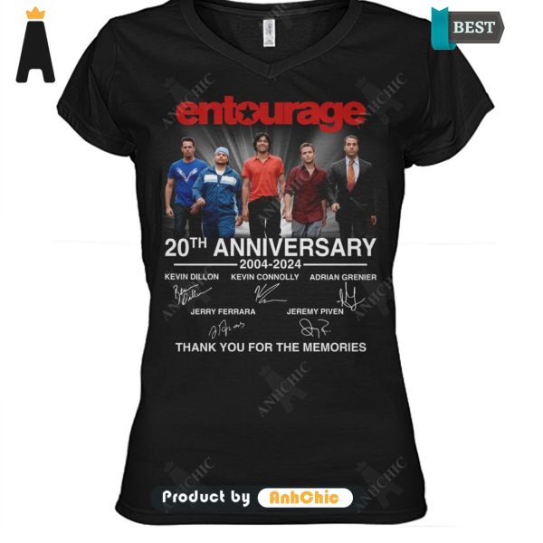 LUXURY ENTOURAGE 20th Anniversary 2004-2024 Thank You For The Memories Fusion Fashion T-Shirt