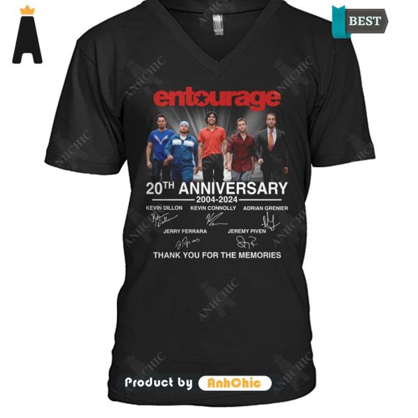 LUXURY ENTOURAGE 20th Anniversary 2004-2024 Thank You For The Memories Fusion Fashion T-Shirt