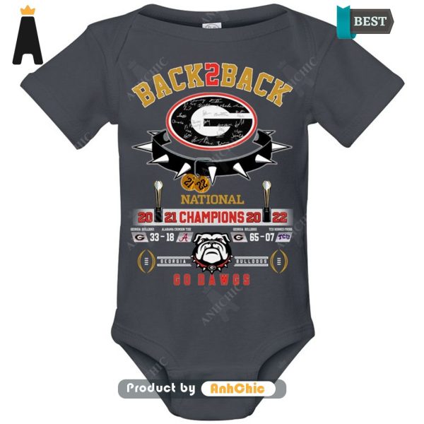 LUXURY Georgia Bulldogs Back2Back National Champions Go DAWGS Street Style Elegance T-Shirt, Long Sleeve, SweatShirt, Polo, Hoodie