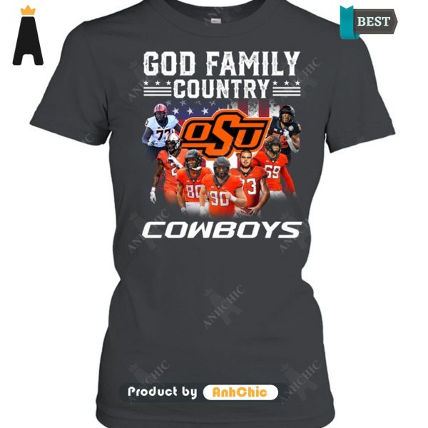 LUXURY God Family Country Cowboys Street Style Elegance T-Shirt